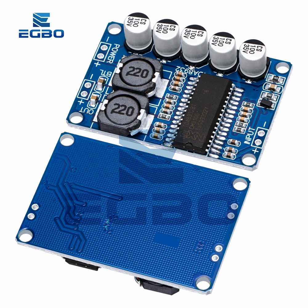 EGBO-placa amplificadora de potencia Digital, módulo amplificador mono de 35w, alta potencia, bajo consumo de energía, 1 piezas, TDA8932 - imagen 5