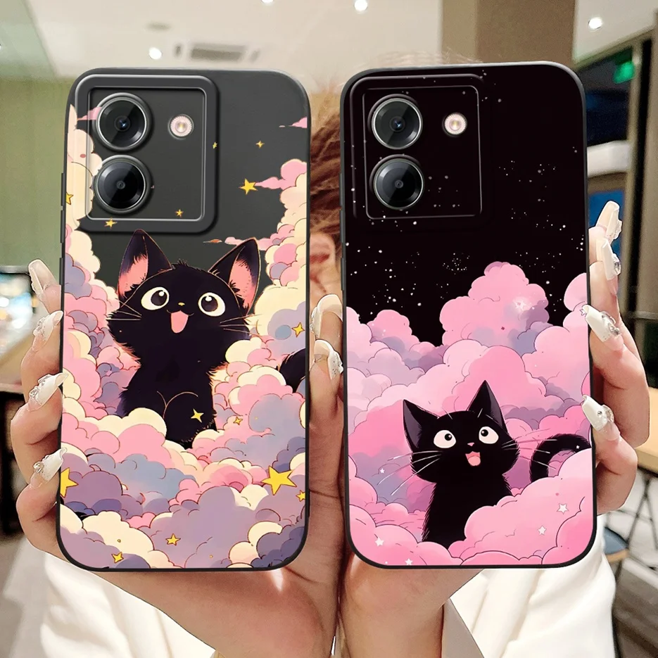 Para Xiaomi Poco M7 Pro 5G funda lindo gato moda caramelo pintado cubierta suave TPU fundas de teléfono para Xiaomi Poco M7 PocoM7 Pro 5G Fundas - imagen 5