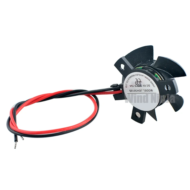 JDH3010S-ventilador de refrigeración para luz de coche, ventilador de refrigeración con diámetro de 28mm, espaciado de agujeros de 19x19x19mm, DC6V, 0.10A, 10000rpm - imagen 4