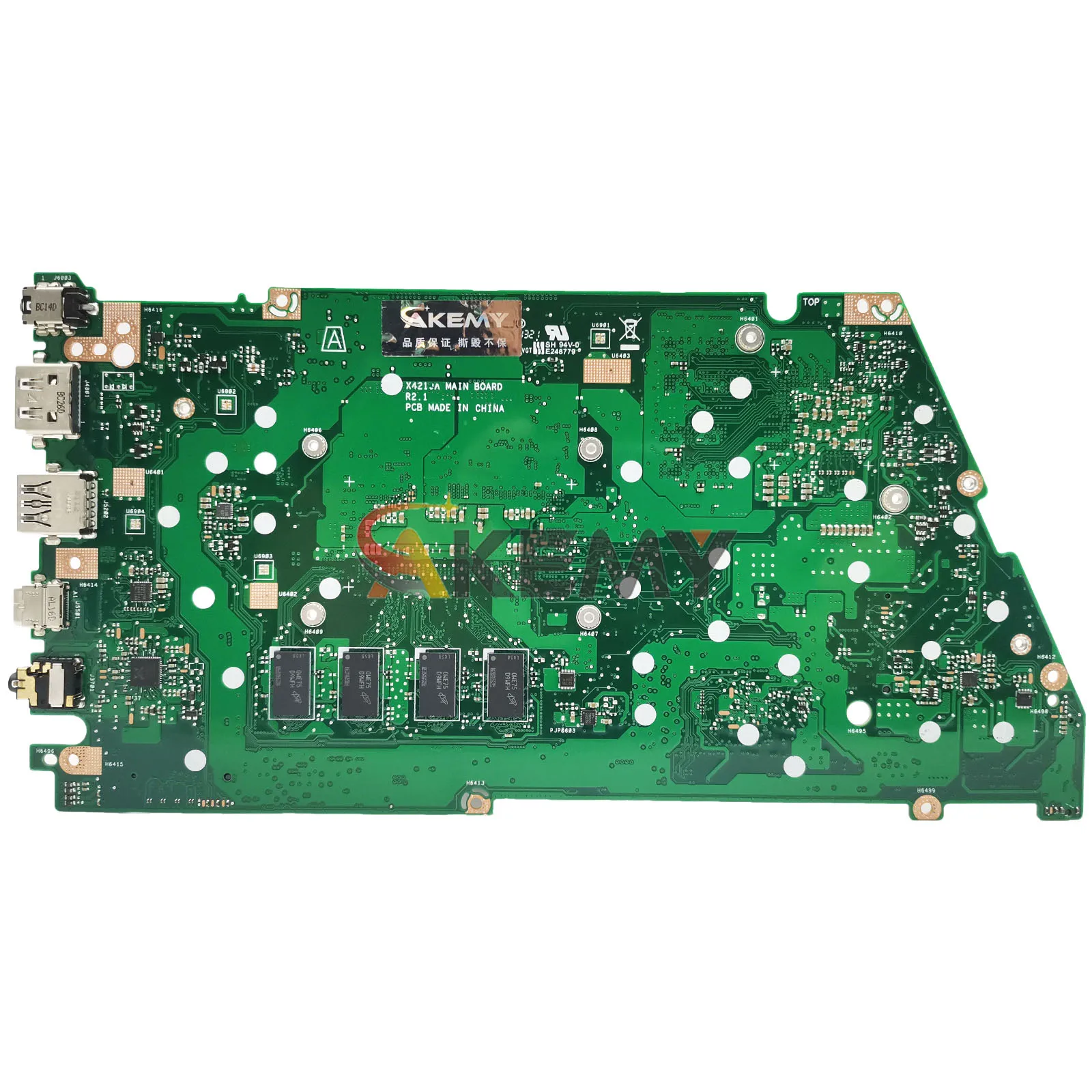 Placa base para ordenador portátil X421JP para ASUS X421JQ X413J X421J S433J X421JAY I421J X421JQ X421JF V4050J R421J placa base de 10. a generación I3 i5 i7 - imagen 2