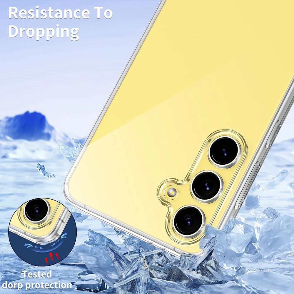 Funda transparente de protección de cámara para Samsung A17 A07 A27 A37 A57 A16 A06 A26 A36 A56 A05 A15 A25 A35 A55 A04S A14 A24 A34 A54 - imagen 4