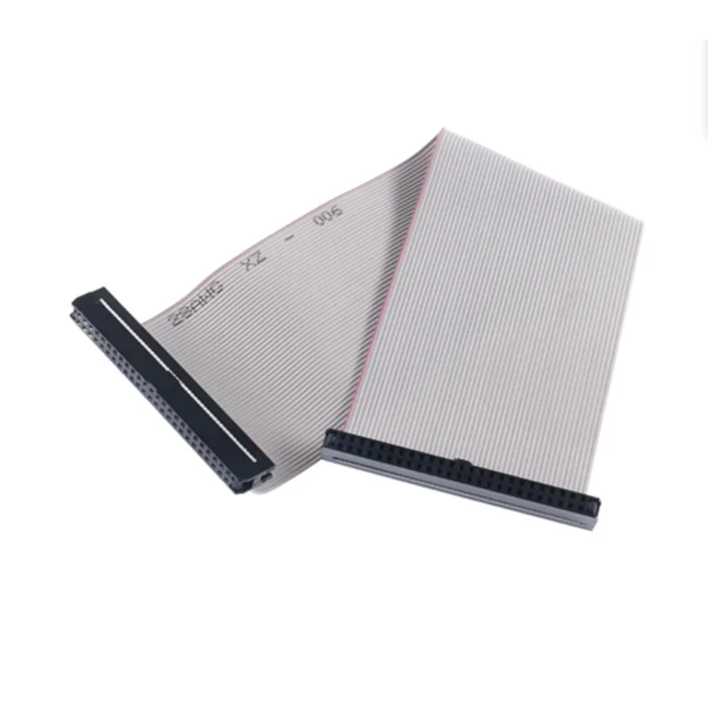 1 Uds 2,0mm paso FC 6/8/10/12/14/16/18/20/24/26/30/34/40/44/50 Pin Cable de datos de cinta plana gris 10-50cm para cabezal macho DC3 IDC - imagen 4