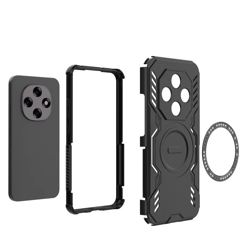Funda de teléfono con disipación de calor para Oppo F31 Pro 5G India, pieza de atracción magnética para Oppo F31 Pro 5G India чехол, funda trasera - imagen 4