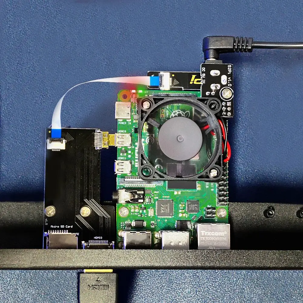 Kit Rack 1U para Raspberry Pi 4, Montaje en Rack de 19′′, hasta 4 Unidades, PI 4 NO Incluido - imagen 4