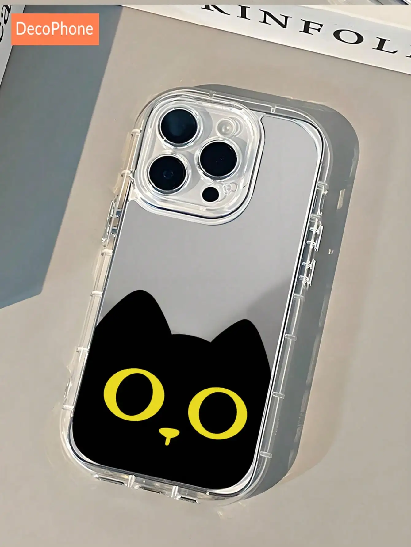 Silly Black Cat para Apple 16PROMAX Funda de teléfono 11/15 Creative 14plus Premium Funda protectora - imagen 2