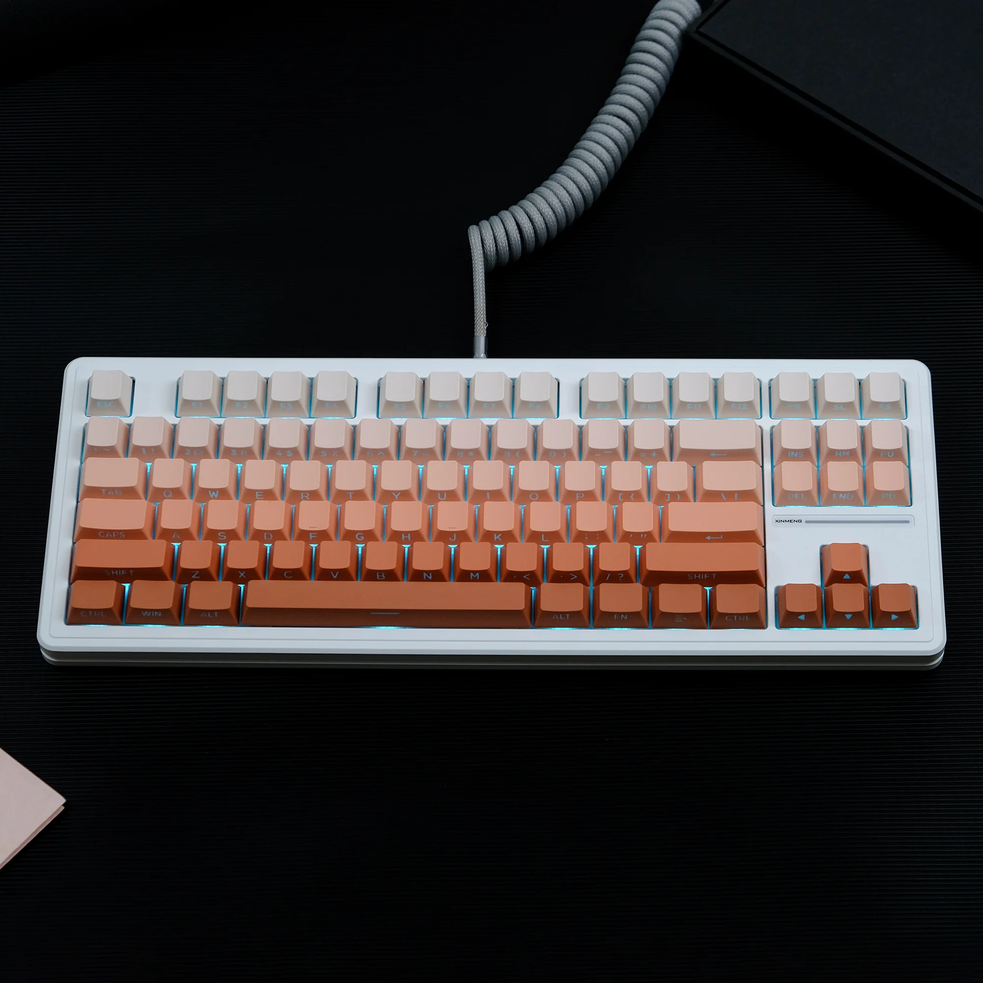 Teclas PBT retroiluminadas RGB con rubor, teclas con brillo impreso lateral, perfil de cereza para interruptores Cherry MX, teclado mecánico para jugadores - imagen 3
