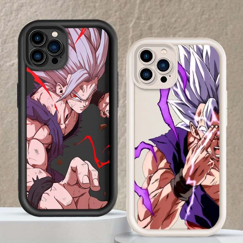 D-Dragon Ball Cool Goku Anime para Apple iPhone 17 16 15 14 13 12 11 Plus Pro Max Eye Ladder funda de teléfono