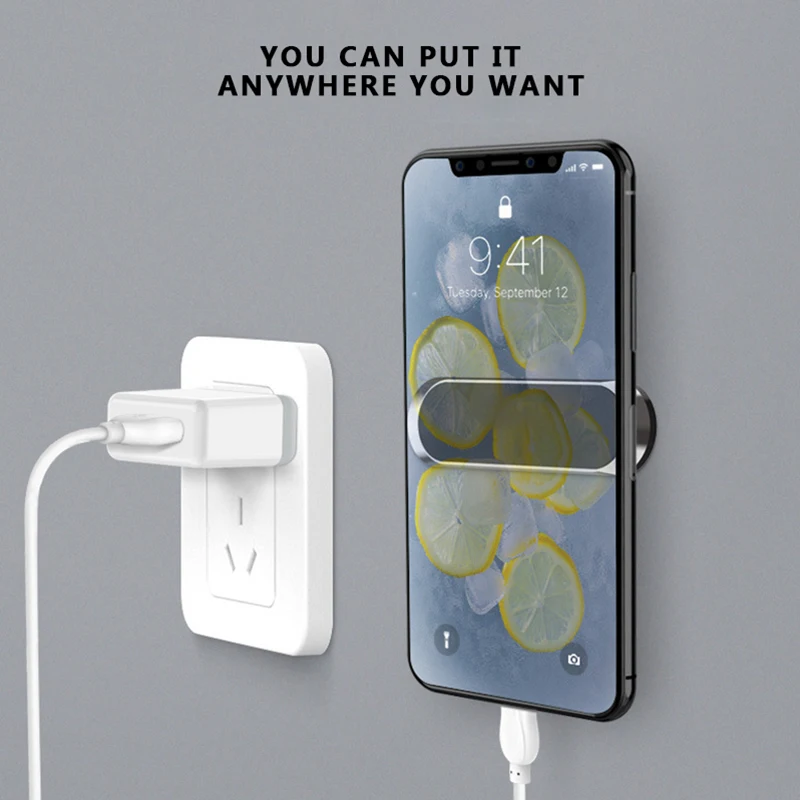 Soporte magnético para teléfono de coche, Mini soporte con forma de tira para salpicadero, para iPhone, Samsung, Xiaomi, imán de Metal, GPS, soporte para pared para coche - imagen 5