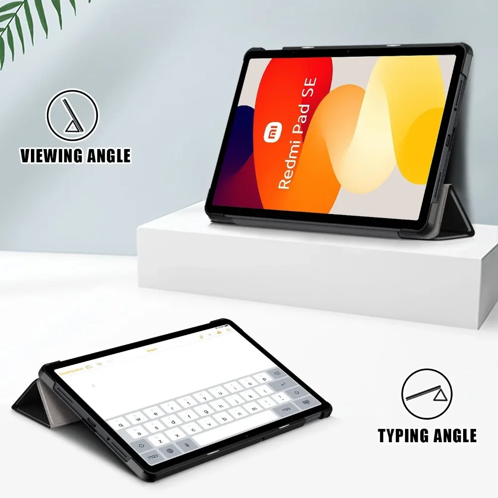 Para Funda Xiaomi Redmi Pad SE Funda de 11 pulgadas 2023 Funda inteligente con soporte abatible para Xiaomi Redmi Pad SE Funda para tableta niños Auto Sleep/Wake - imagen 4