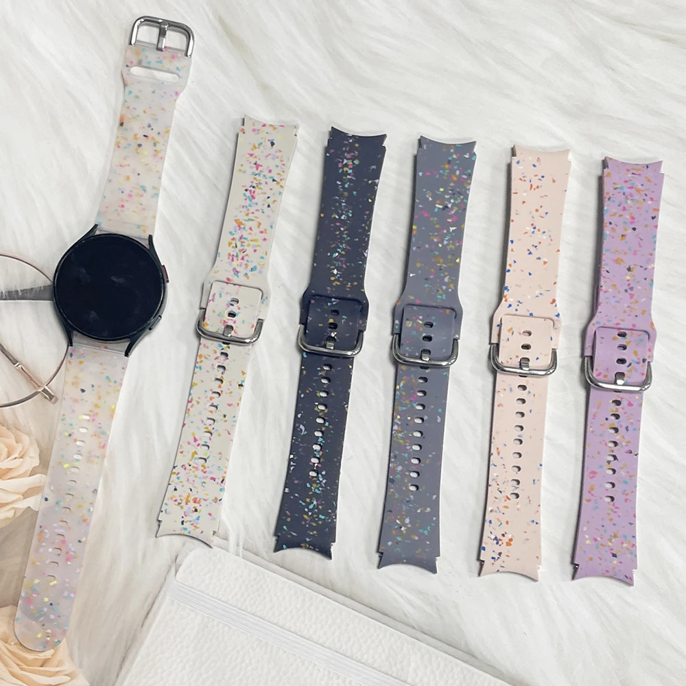 Correa de silicona para Samsung Galaxy Watch 7/6/5/4/FE, repuesto de correa de reloj para Galaxy Watch 6 Classic/4 Classic/5 Pro - imagen 2