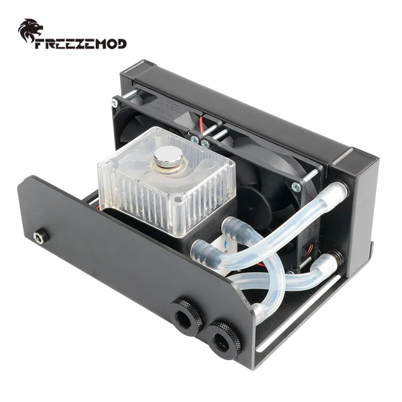 FREEZEMOD Módulo Refrigeración Agua Industrial Impresión 3D Radiador Médico 240mm 2 Ventiladores Kits Refrigeración Agua SLMZ-V-B - Vista principal del producto