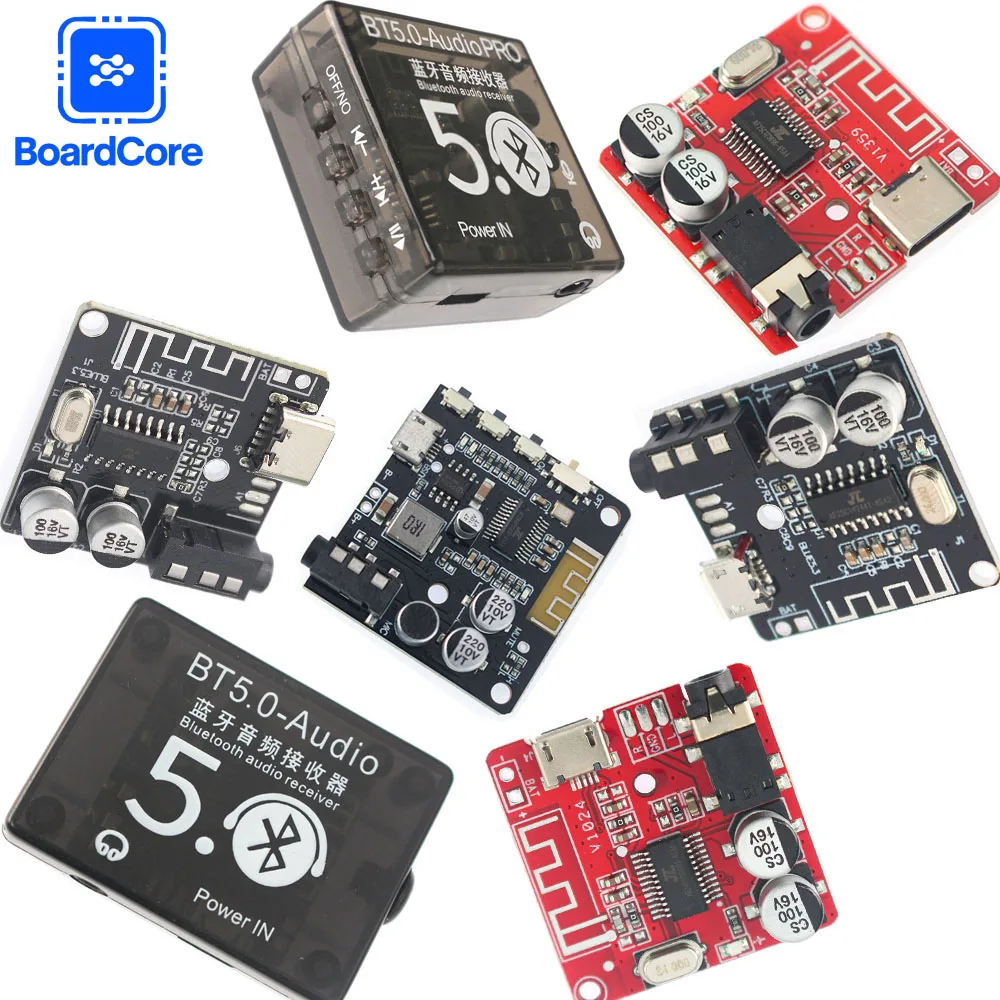 Placa receptora de Audio Bluetooth 4,1 5,0 5,0-Pro MP3 placa decodificadora sin pérdidas módulo de música estéreo inalámbrico 3,7-5V para bricolaje