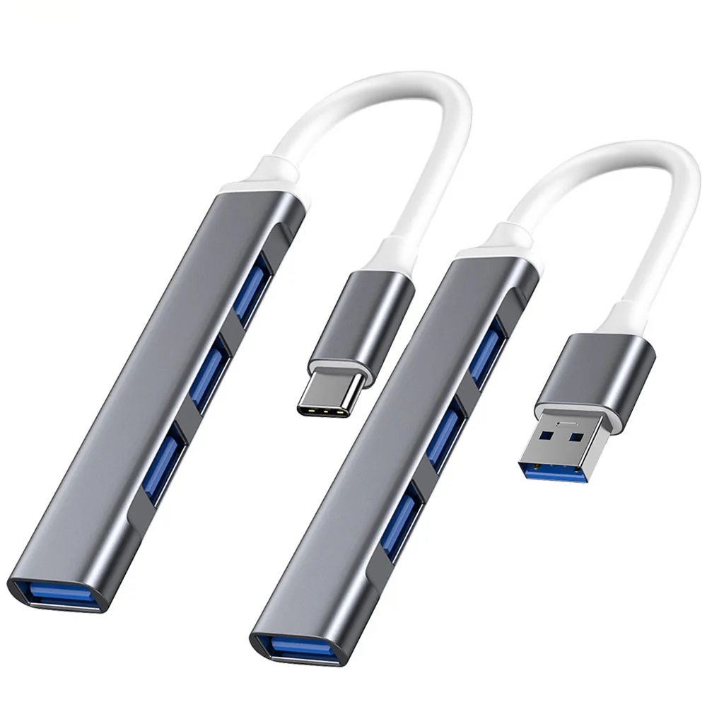 USB C HUB 3,0 tipo C 3,1 adaptador multidivisor de 4 puertos OTG para Xiaomi Lenovo Macbook Pro 13 15 Air Pro accesorios de ordenador
