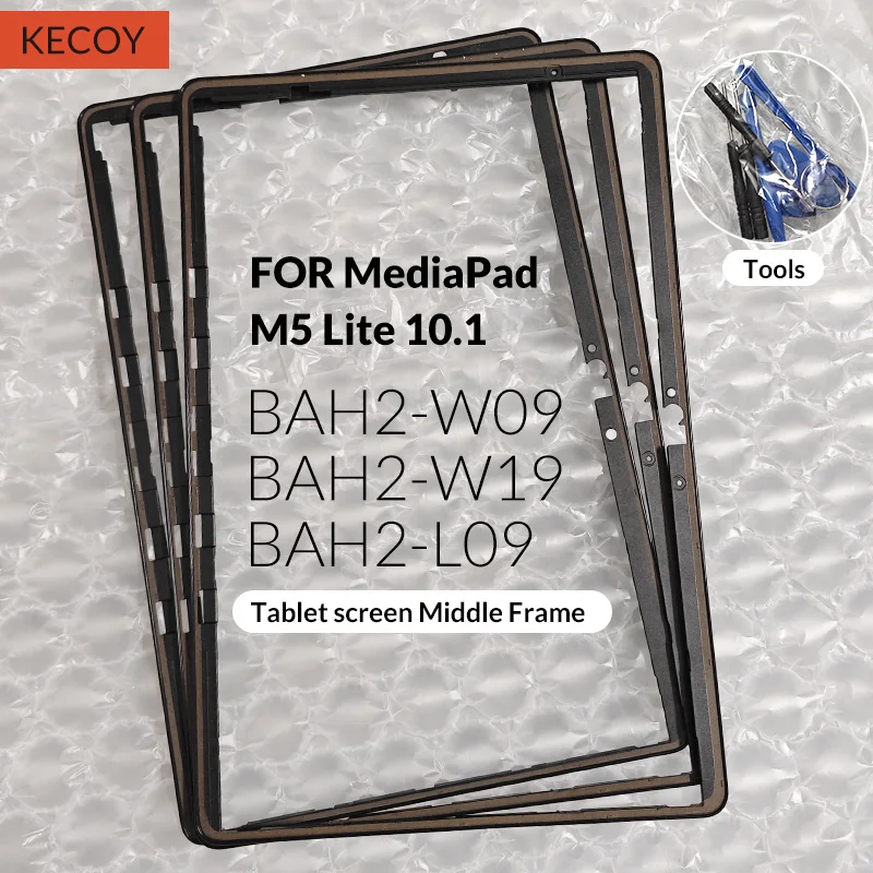 Soporte para pantalla de tableta Huawei MediaPad M5 Lite 10 10,1, Marco Frontal Medio, BAH2-W09, BAH2-W19, 1 unidad