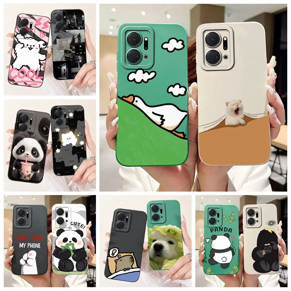 Funda de silicona suave con dibujos animados para Honor X7, X7a, X7b, funda de teléfono para Honor X7a, X, 7b, Honor X7, Honor X7a, Honor X7b