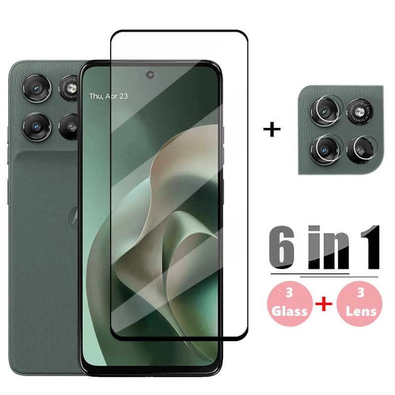 Cubierta completa de vidrio para Motorola Moto G67 Power, vidrio templado Moto G67, Protector de pantalla, película protectora para teléfono, Moto G67 Power