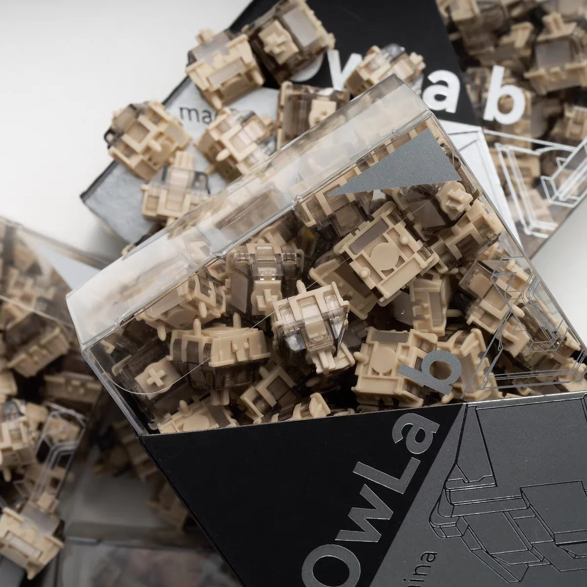 Owlab Ti HE interruptor magnético de efecto Hall 40gf 50gf para Wooting60 MAD60HE ATK Made68 teclado para juegos interruptores magnéticos - imagen 3