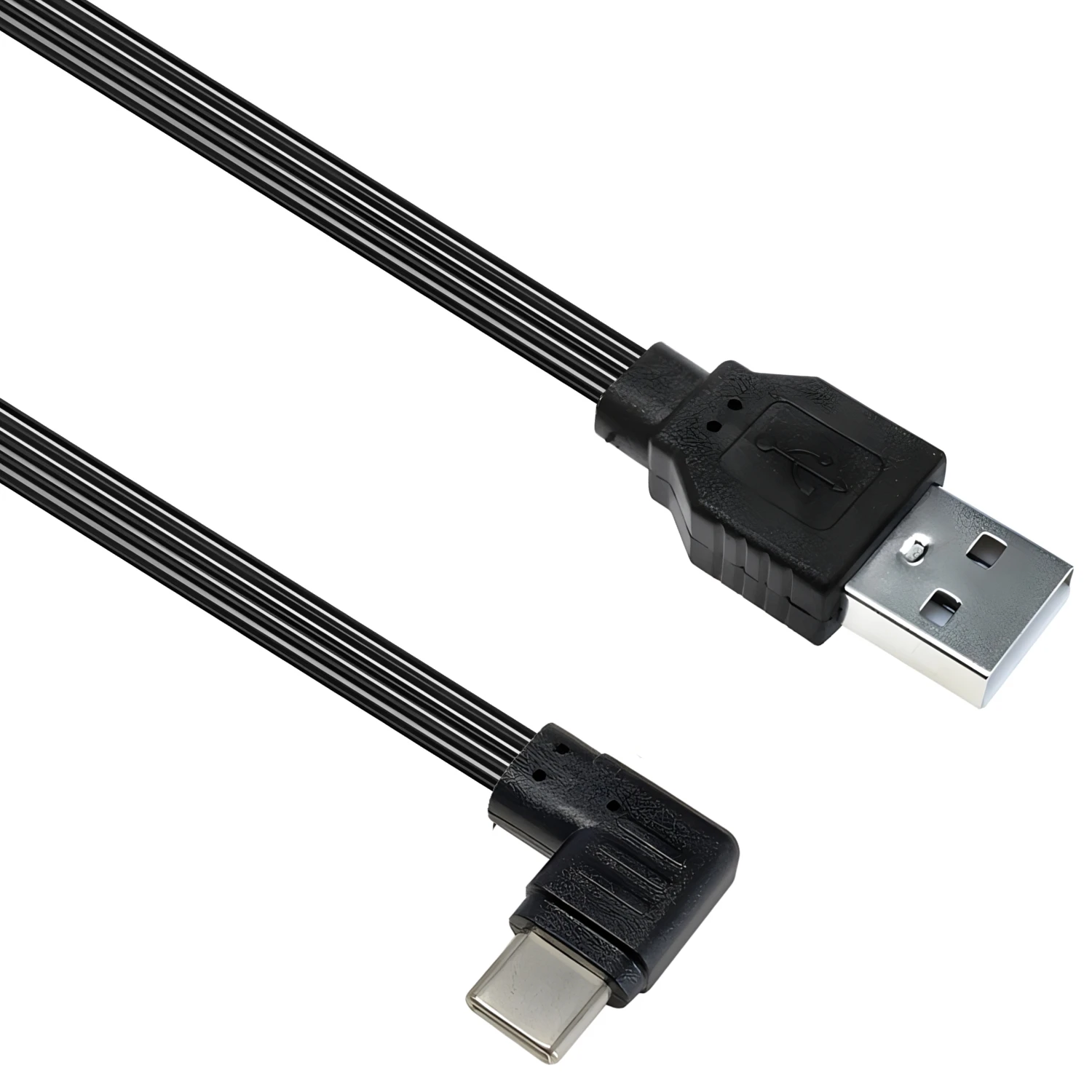 50CM 100CM carga rápida plana USB tipo C cargador enchufe estadounidense PD carga rápida pared para adaptador de teléfono 50CM 100CM