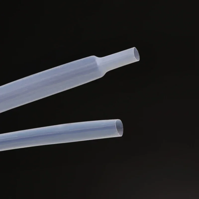 Tubo retráctil de PTFE de 1/5/10m transparente 0,5 mm ~ 15 mm 1,7: 1 contracción 260 ℃   Tubo retráctil de alta temperatura de 600 V para cables - imagen 5