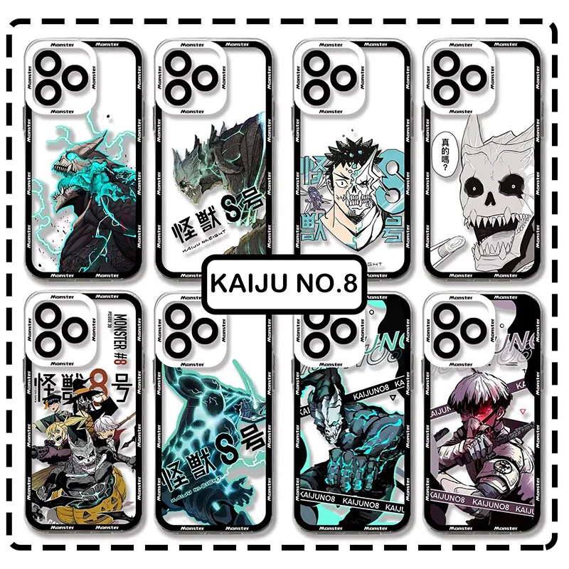 Kaiju No. 8 funda de Anime para Xiaomi POCO C65 X6 X7 X5 Pro X3 NFC X4 GT F3 F5 F6 M5S M6 Pro 4G 14T 13T 12T 11T 14 13 11 Lite 5G NE - imagen 2