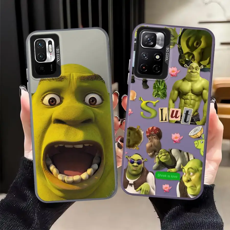 M-MovieS S-Shreks Funda para Xiaomi Mi 12T Pro 11 Lite 13T Funda trasera para teléfono