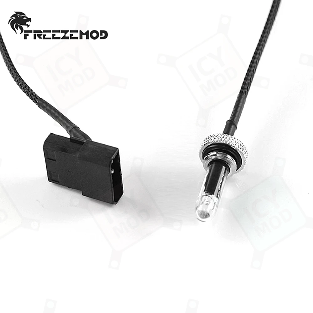 FREEZEMOD 12V LED enchufe montaje depósito iluminación tanque de agua sellado bloqueo extremo Molex refrigeración por agua conexión para paisajismo DT-LEDC - imagen 2