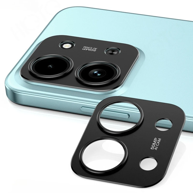 Protectores de cámara trasera de Metal de aluminio para Redmi 15C 15 4G 5G Protector de pantalla de cubierta de lente para Redmi15 película de anillo de lente - imagen 2