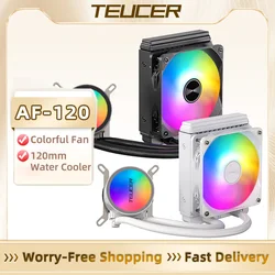 TEUCER AF-120 Enfriador de Agua 120 mm con RGB para Intel/AMD AM4 AM5