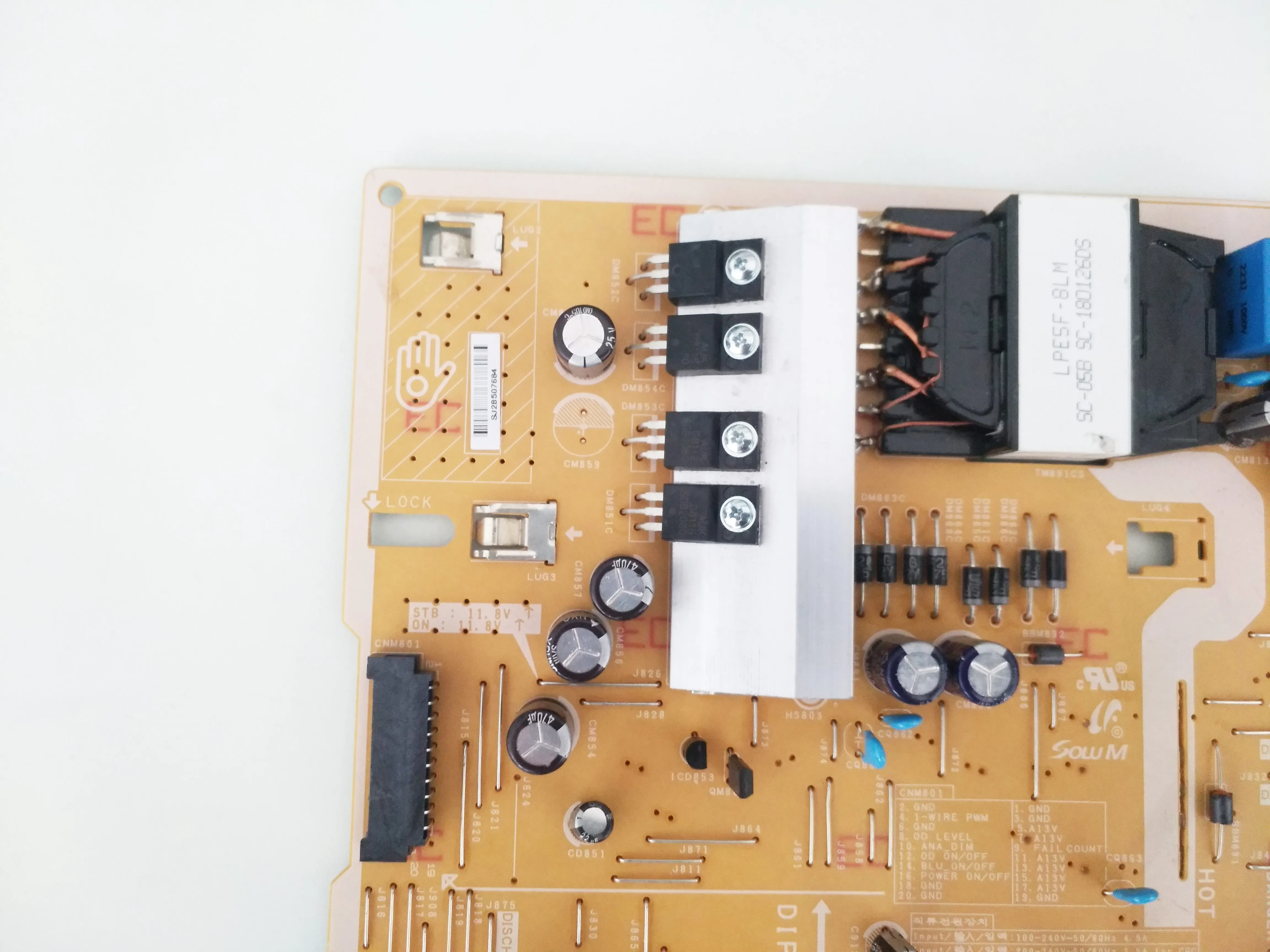 Placa de fuente de alimentación BN44-00878E l65e7nr _ NSM PSLF215E10A is para UE65NU8009T UN65NU8000 UN65NU800D UN65NU8500 UE65NU8009 TV de 65 pulgadas - imagen 4