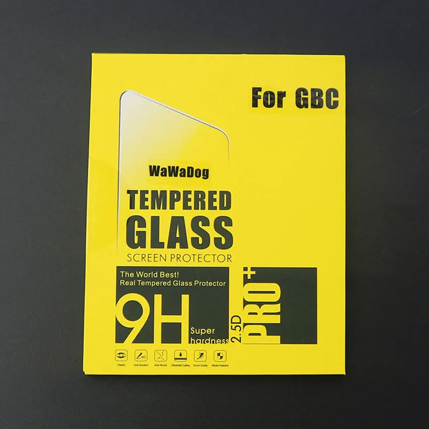 YuXi vidrio templado antiarañazos para Gameboy Advance Color para GB GBC GBA GBP GBA SP consola Protector de pantalla película protectora - imagen 4