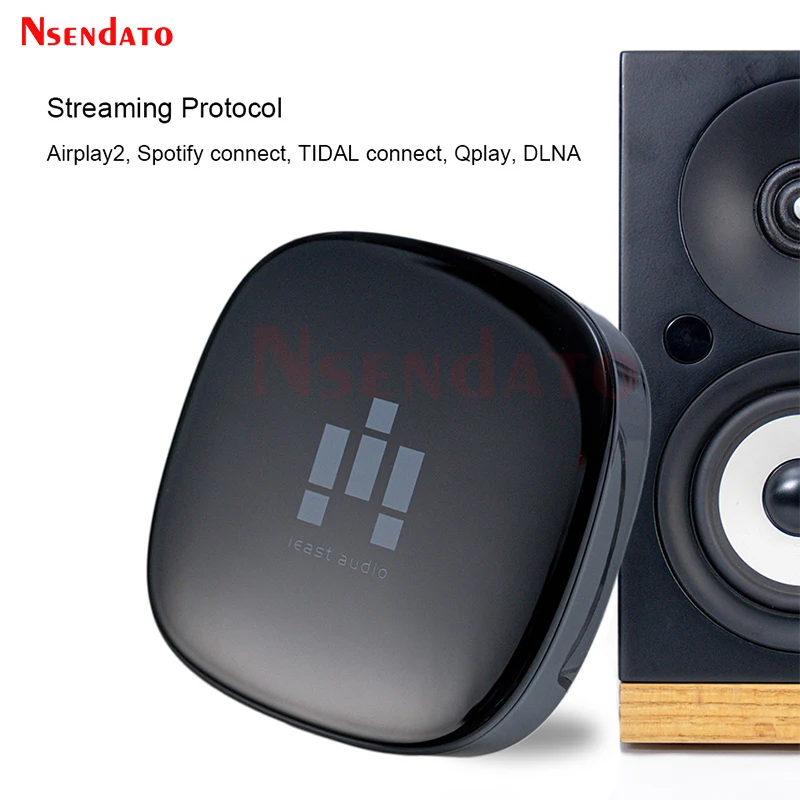 IEAST olio-adaptador inalámbrico para DLNA Airplay 2, receptor de transmisión de Audio y música, con Wifi, Bluetooth 5,0, 2,4G/5G, para Spotify y alexa - imagen 4