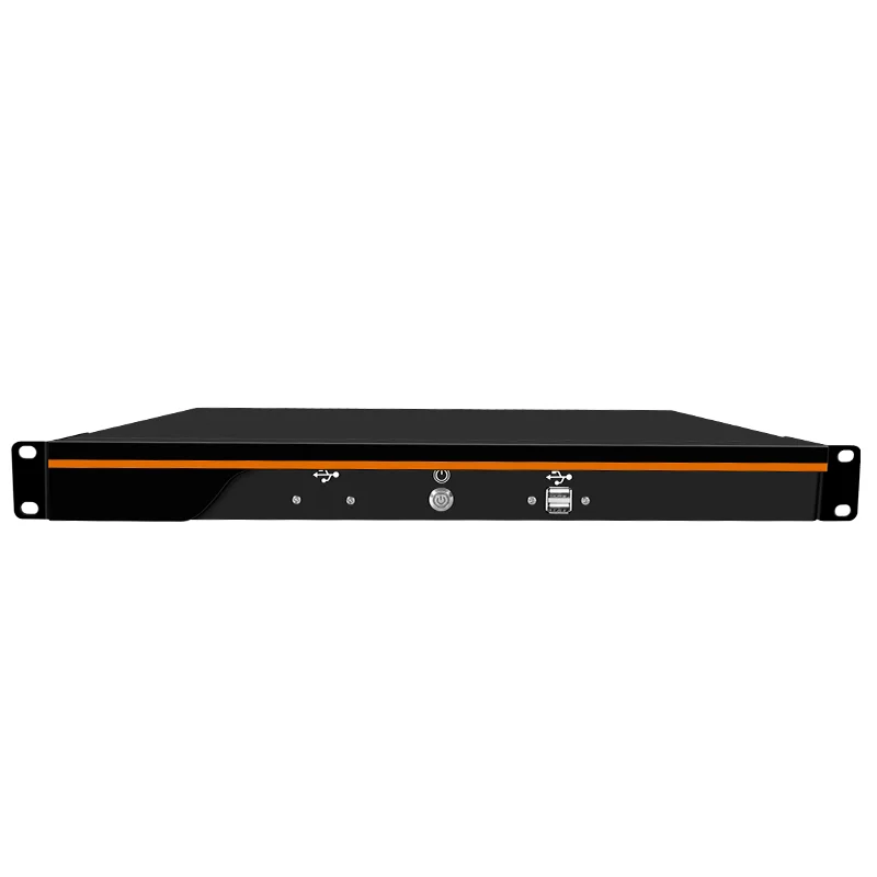 BKHD R9 19 pulgadas 1U servidor Firewall N100 i3 N305 N5105 4*2,5G DDR5 RS232 DP HD M.2 SATA PC Industrial enrutador suave VPN Pfsense - imagen 3