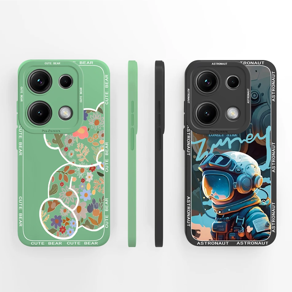Para Xiaomi Redmi Note 14S funda elegante mariposa suave Premium cubierta trasera de silicona líquida para Redmi Note 14 S Note14S 4G Fundas - imagen 2