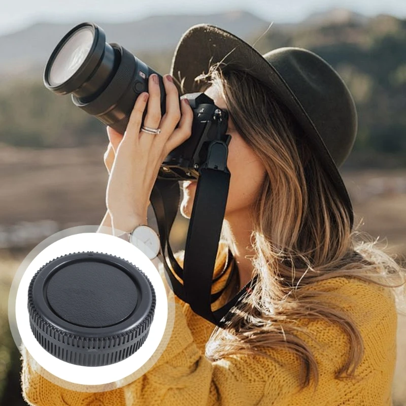 2 Establecer cubierta lente trasera protectora con tapas protección del cuerpo para OM Mount OM-1, OM-2, OM-3 y más lente - imagen 2