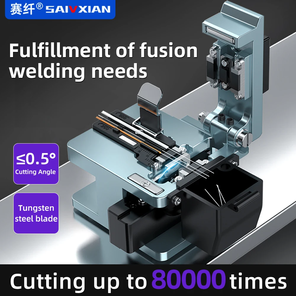 SAIVXIAN cuchilla de fibra V20, cuchillo de corte de Cable FTTT, cortador de herramientas, cuchilla de alta precisión, hoja de 24 puntos - imagen 2