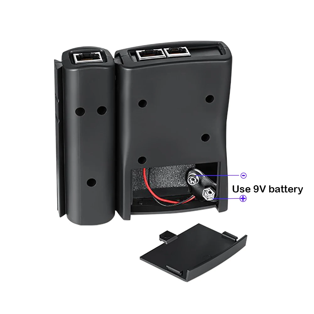 Probador de Cable lan RJ45, herramienta de reparación de red, RJ45, RJ11, RJ12, CAT5, UTP - imagen 5