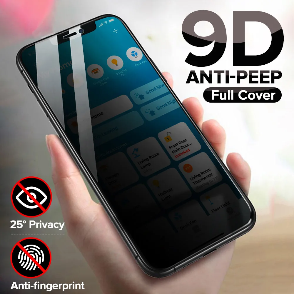 1-2 uds Protector de pantalla antiespía para Xiaomi 12T Pro vidrio templado de privacidad Xiaomi Mi 11 Lite 5G NE 11 10T 8 9 Lite SE vidrio