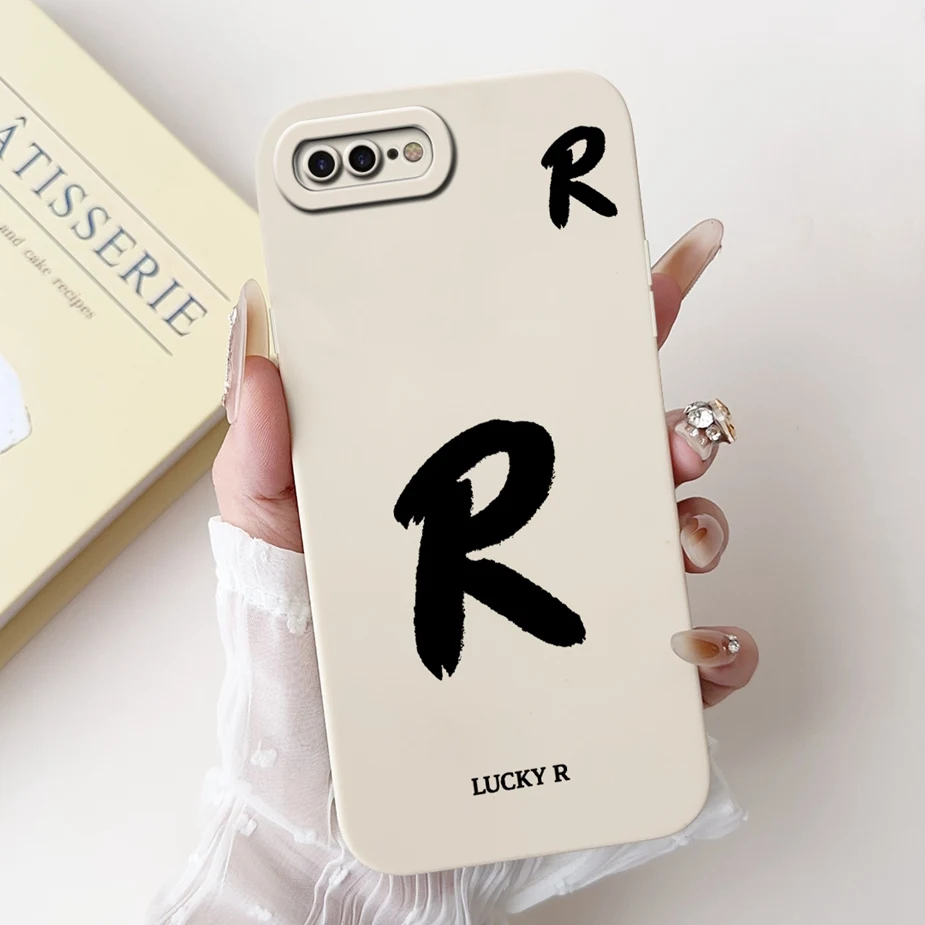 Para Apple iPhone 7 Plus funda iPhone8 moda letras de la suerte cubierta suave TPU funda de teléfono para Apple iPhone 8 Plus iPhone7 Fundas bolsas - imagen 4