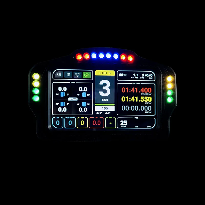 Pantalla de tablero DT5 Simracing pantalla táctil de 5 pulgadas para SIMAGIC MOZA FANATEC SIMUCUBE - imagen 2