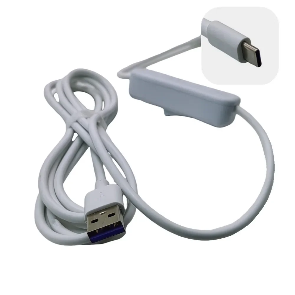 Cable USB 3A a tipo C para Samsung S10 S9 S8 Huawei P30 Pro Raspberry Pi 4B cargador de teléfono de carga rápida con interruptor de encendido y apagado - imagen 2