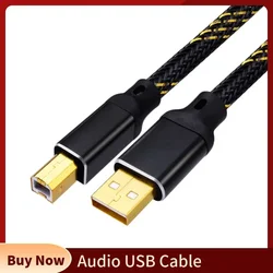 Cable USB DAC Audio Tipo A-B Alta Velocidad OFC
