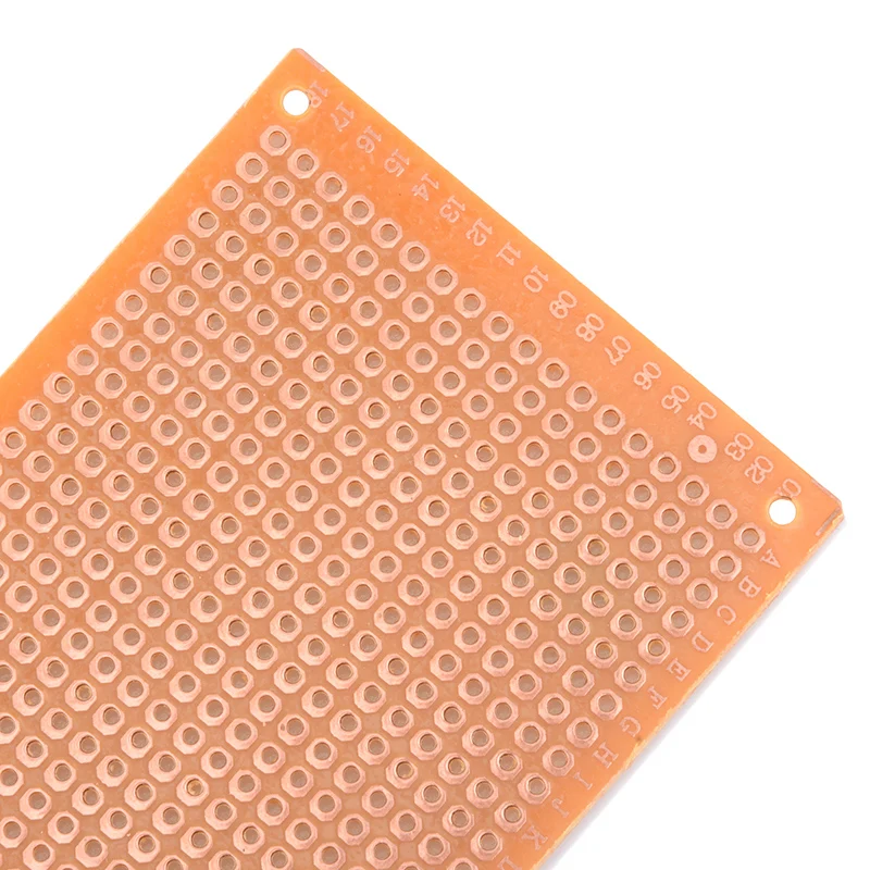 10 Uds 5*7 PCB 5x7 PCB 5cm 7cm DIY prototipo de papel PCB placa Universal amarillo - imagen 4