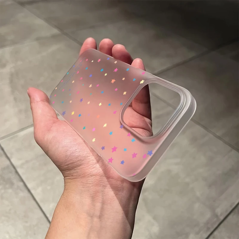 Funda de teléfono con estrella colorida para iPhone 17 14 15 16 Pro Max 11 12 13 Pro 16E XS X XR 7 8 Plus 12 Mini funda suave de silicona a prueba de golpes - imagen 5