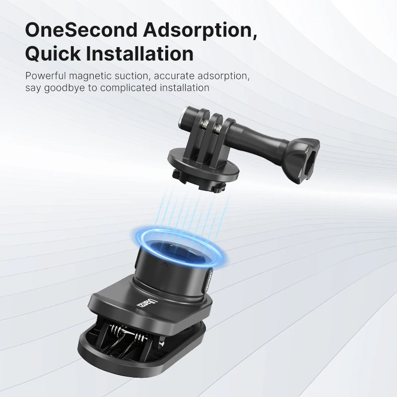 Ulanzi Go-Quick II Soporte magnético para correa de mochila de liberación rápida para Gopro para DJI OSMO para sistema QR de cámara de acción Insta360 - imagen 3