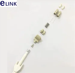 Kit Conectores Fibra Óptica LC Uniboot Dúplex Ø3 mm ELINK