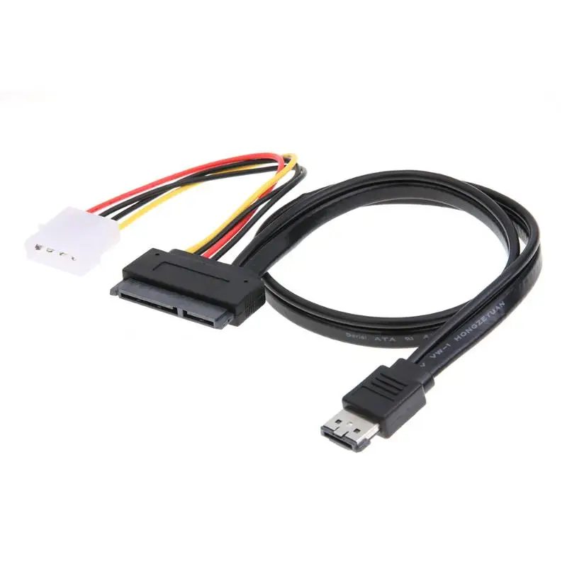 CYDZ Power eSATA Combo a SATA 22Pin IDE 5V 12V para 3 5 "2 5" Cable de disco duro 50cm - imagen 5