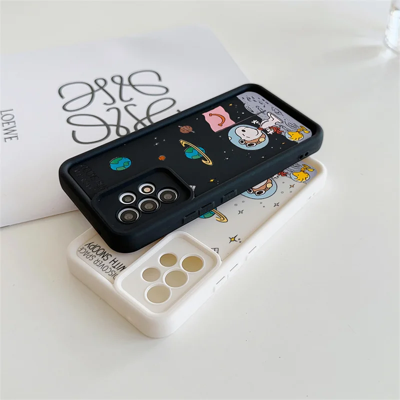 Funda para Xiaomi Redmi Note 14 13 12 Pro Plus 11 12S 11S Redmi 15C 15 14C 13C 12C 10C A5 dibujos animados astronauta Snoopy carcasa de silicona - imagen 5