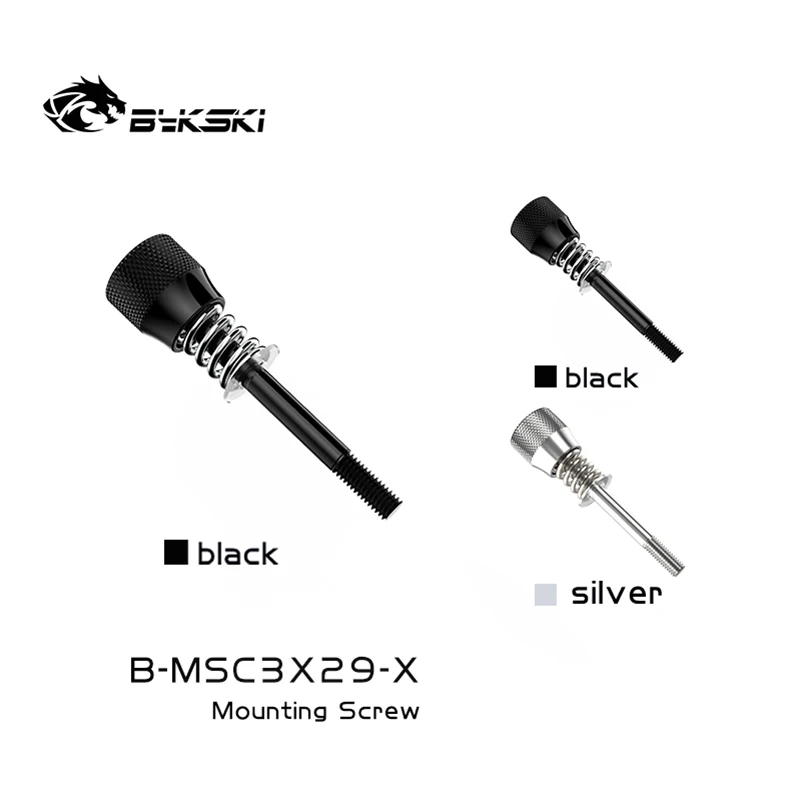 Bykski-tornillos de bloque de agua de CPU, 4 unidades/lote, para enfriador de CPU Intel AMD, modelo fijo - imagen 5