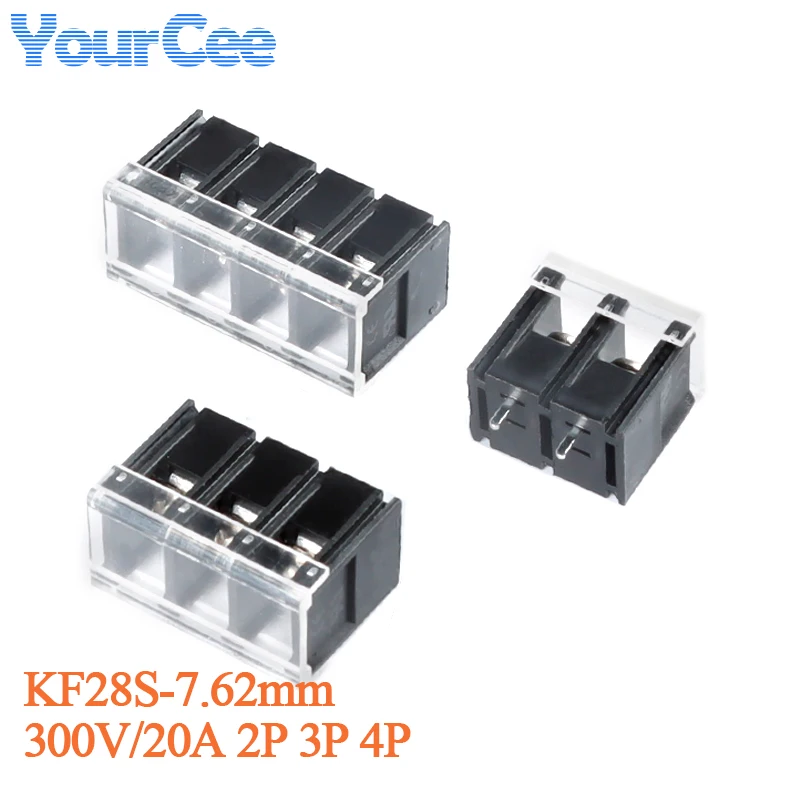 Bloque de terminales serie KF, 5 uds., 6,35/7,62/8,25/8,,5/9,5/10/11/13/16MM, conector de paso KF7.62 KF88 KF25 KF28 KF35 KF45 KF48 HB825 - imagen 4