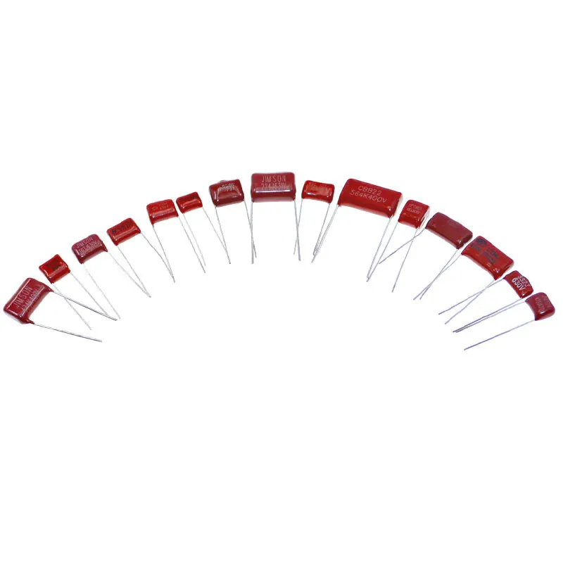 150 Uds 15 valores 400v 630v CBB condensador de película metálica kit de paquete mixto 1NF2.2NF3.3NF4.7NF10NF22NF33NF47NF68NF100NF220NF330NF470NF560NF - imagen 5